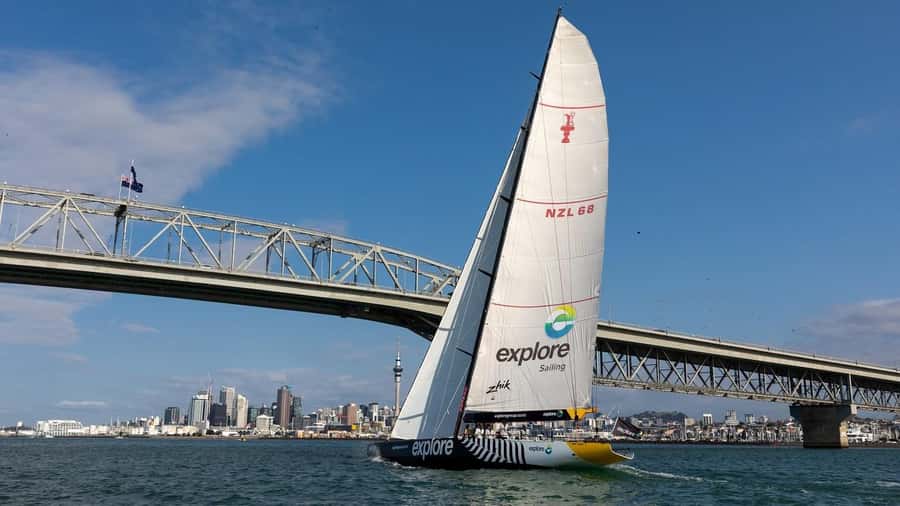 America’s Cup 2-Hour Sailing Experience Waitemata Harbour - Where the tour starts: Viaduct Harbor’s good, central access