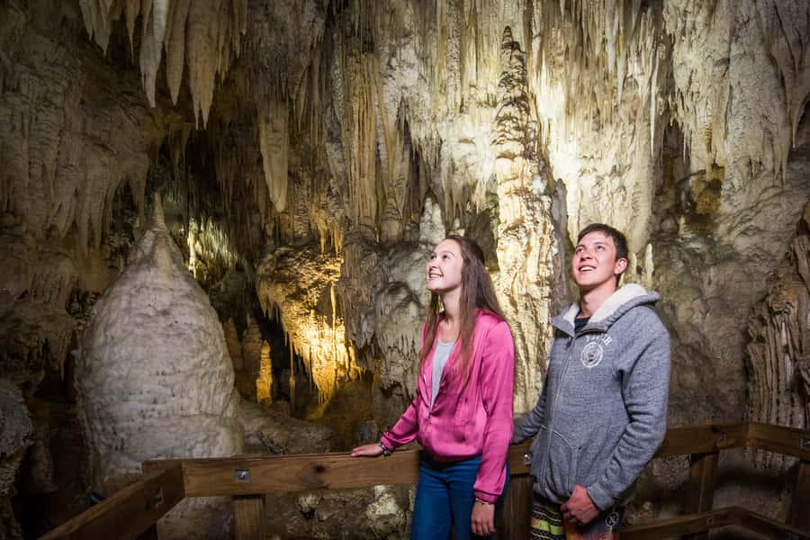 Aranui Cave 1-Hour Guided Tour - Inside the cave: safe boardwalks, narrow chambers, and pale limestone colours