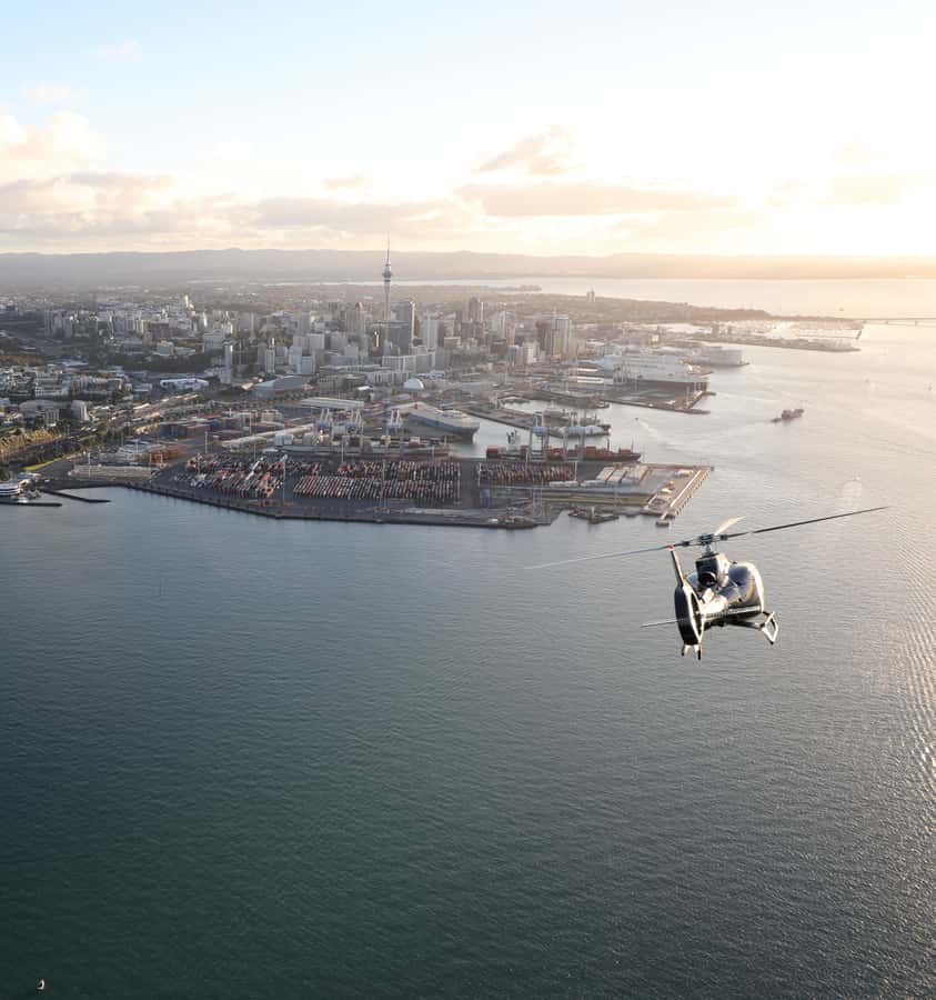 Auckland: 36 min scenic helicopter flight - Coast to Coast - Over the Waitakere Ranges: bush, water reservoirs, and the feeling of wild New Zealand
