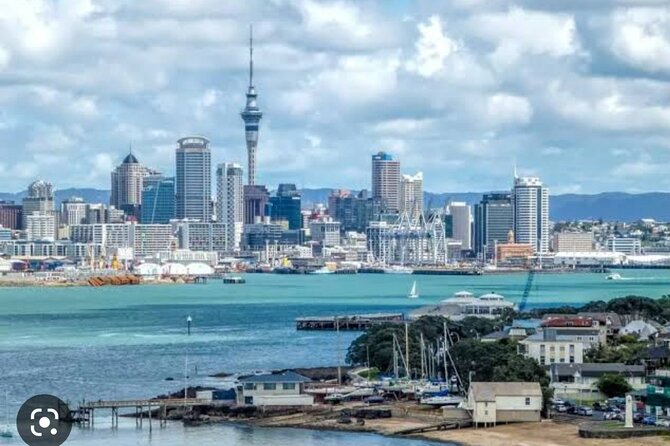 Auckland City Highlights Full Day Tour - North Head: the first big viewpoint and the guide’s warm-up stories