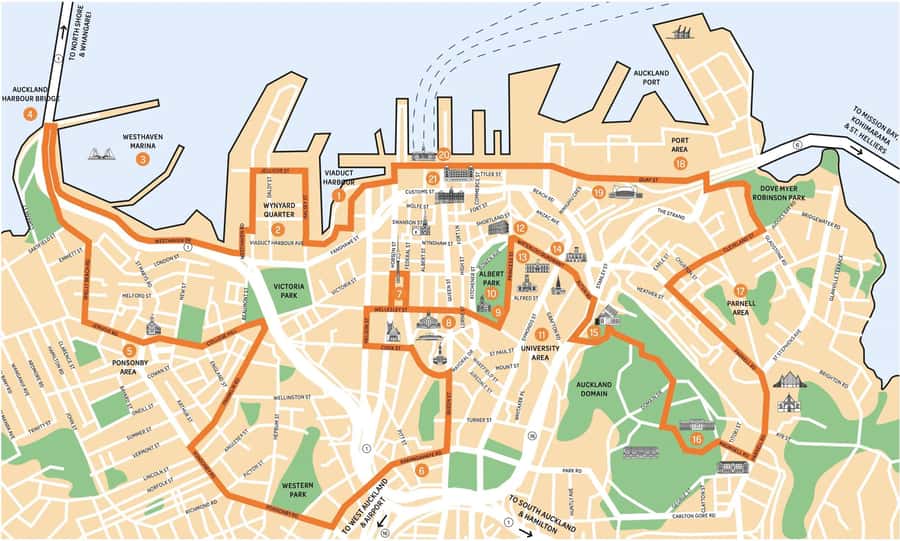 Auckland: GoGuided Auckland City Tour - Audio commentary in 6 languages: the real value in the sound system
