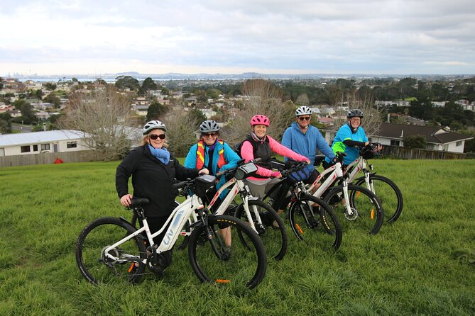 Auckland Half Day E-Bike Excursion - Meola Peninsula and Te Atatu: cruisy paths and city-view moments with coffee