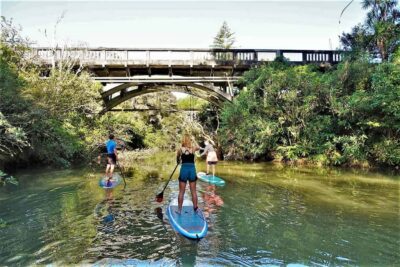 Auckland: Lucas Creek Waterfall SuP Tour - Meet at 31 Wharf Road: What the First 30 Minutes Really Set You Up For