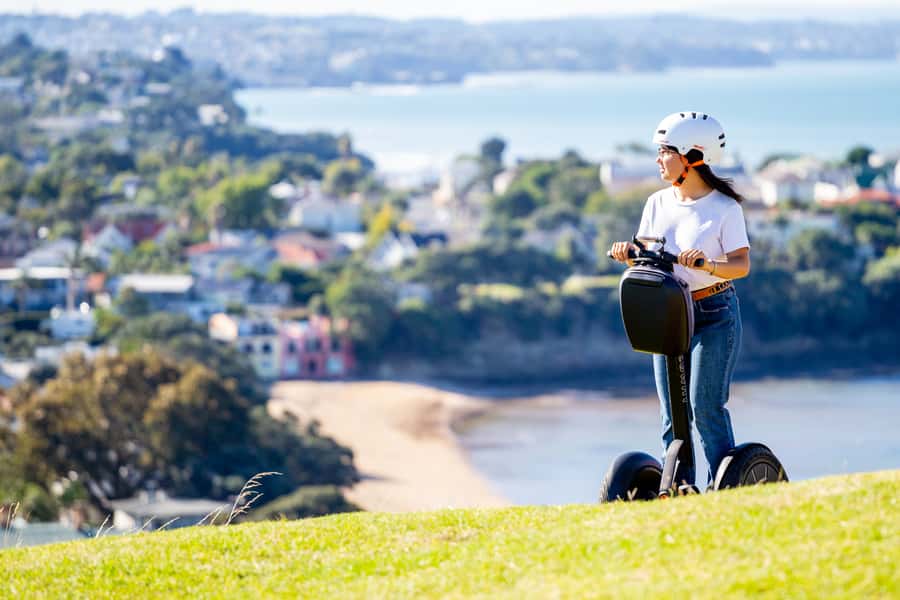 Auckland: Segway to North Head Volcano Summit - Devonport Ferry Terminal Start: Helmet On, Then Segway Confidence