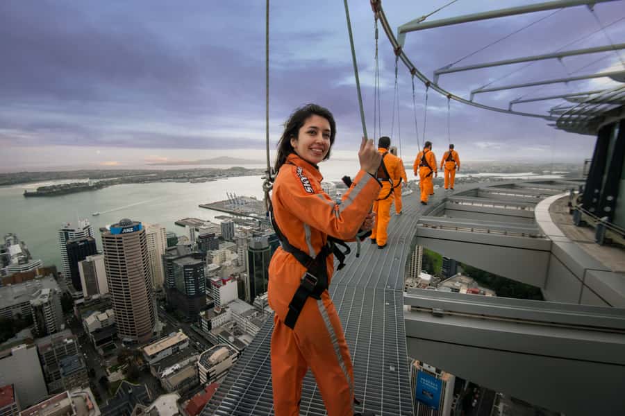 Auckland: Sky Tower SkyWalk - 192m High Edge Walk - Photos, video, and a souvenir you’ll be glad you have