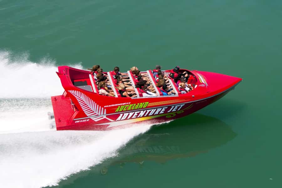 Auckland: Waitemata Harbour Jet Boat Ride - Meeting Point at 31 Westhaven Drive and Finding Z Pier