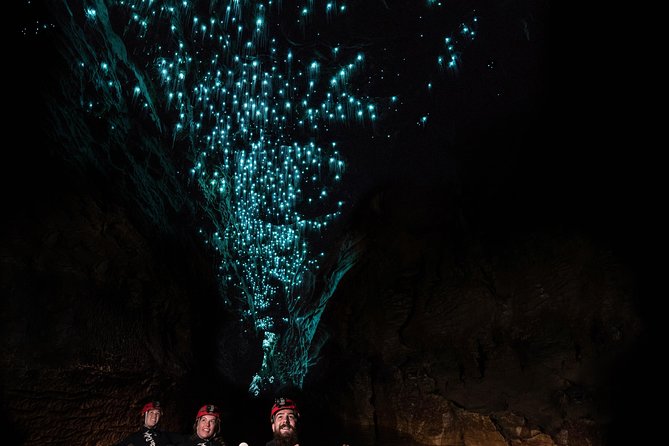 Black Water Rafting Experience Waitomo Caves Tour - Stop 2 in Ruakuri Cave: wading, jumping, and glowworms in near-blackness