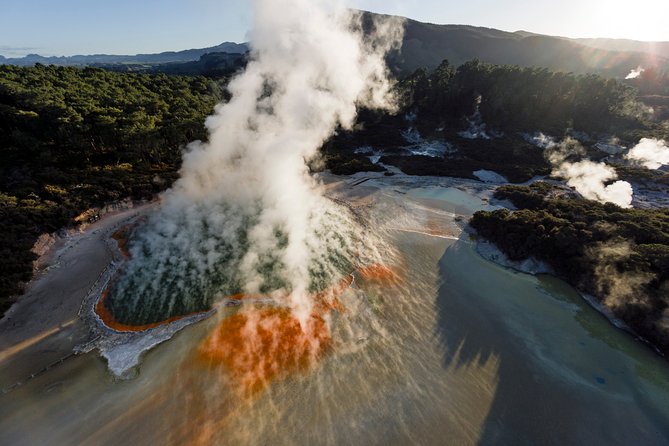 Devil's Bath Experience - Private Tour to Wai-O-Tapu & Lake Taupo - Huka Falls: short stop, big drop