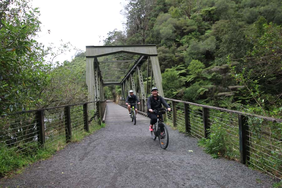 Full Day Ebike Tour - Karangahake Gorge NZ - From Auckland to the gorge: a big day with a simple flow