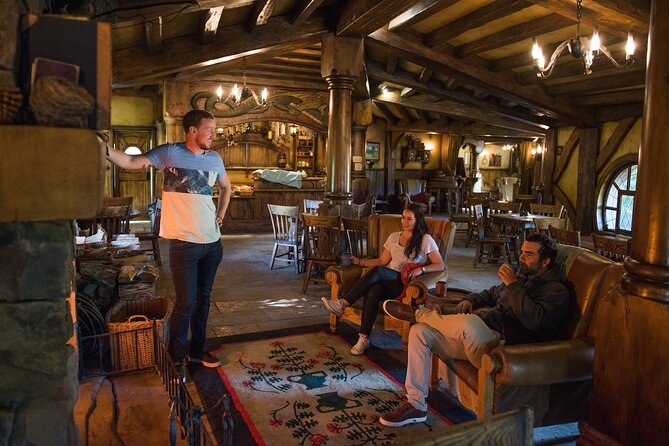 Hobbiton Movie Set Small Group Tour from Auckland - Green Dragon Inn drink + photo time: a fun moment, not just a stop
