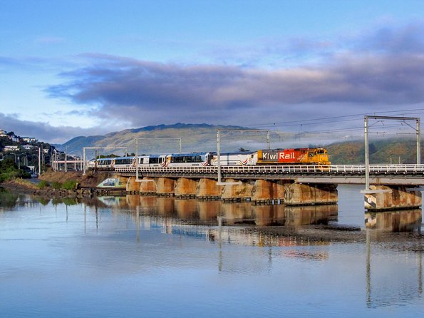 Northern Explorer Train Journey from Auckland to Wellington - Inside the carriages: seats, open-air decks, and GPS audio