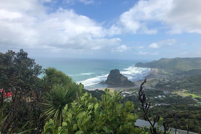 Piha Waitakere Rainforest Wine Tour from Auckland - Piha Beach: Black Sand, Surf Town Energy, and Walk Time
