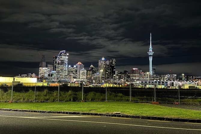 Private Night Tour of Auckland, Sky Tower Bar, Bridge & Museum - Auckland Museum lights from the Domain: night energy without late hours