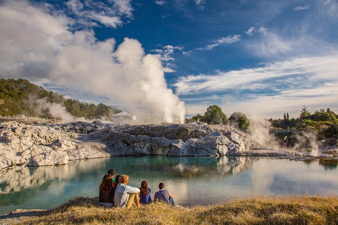 Private Tour From Auckland to Rotorua & Waitomo Glowworm Caves, Small group - Rotorua at Te Puia: geothermal sights with a local guide