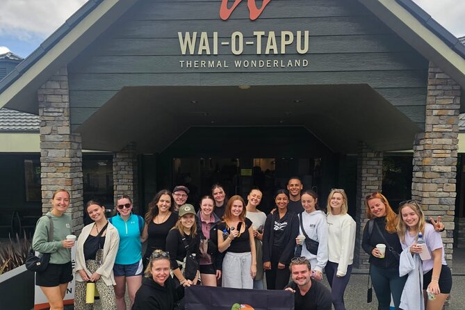 Rotorua Highlights inc. Waiotapu & Te Puia Day Tour from Auckland - Rotorua quick hits: Lake Rotorua, Government Gardens, Rachel Spring, Blue Baths