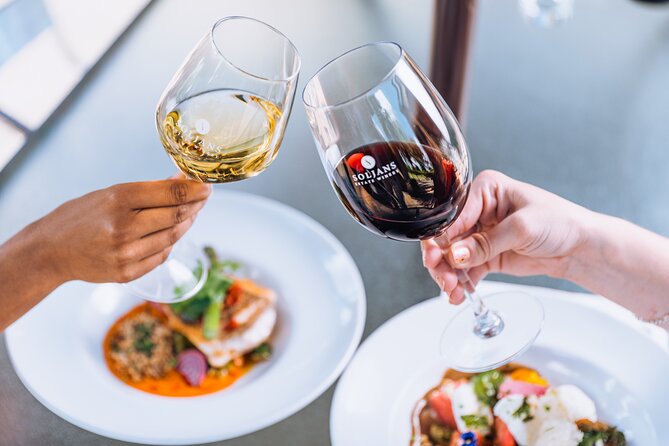 Small-Group Kumeu Wine Country Tour with Wine Tastings & Lunch - Soljans Estate Winery: lunch sets the tone before the wine tasting