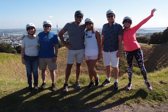 The Classic: our most popular electric bike tour of Auckland's Highlights - The headset, the route pacing, and the souvenir photos