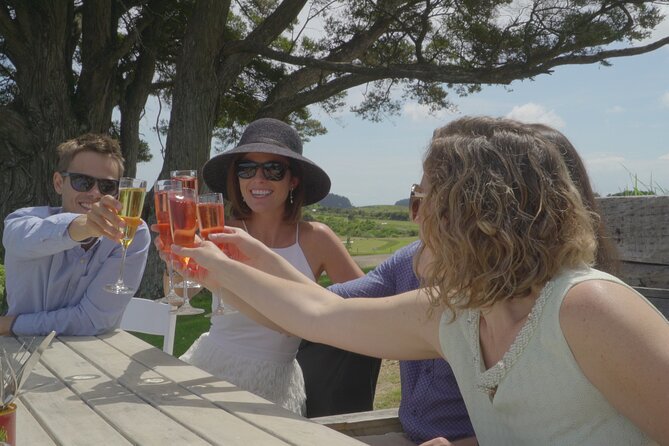 Waiheke Island - Fly and Dine (from North Shore Airport) - Landing at Waiheke Wings and the vineyard lunch payoff