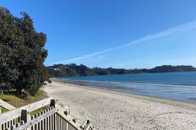 Waiheke Island Half Day Scenic Wine and Lunch - Onetangi Beach and Oneroa: breaks that make the day feel like Waiheke