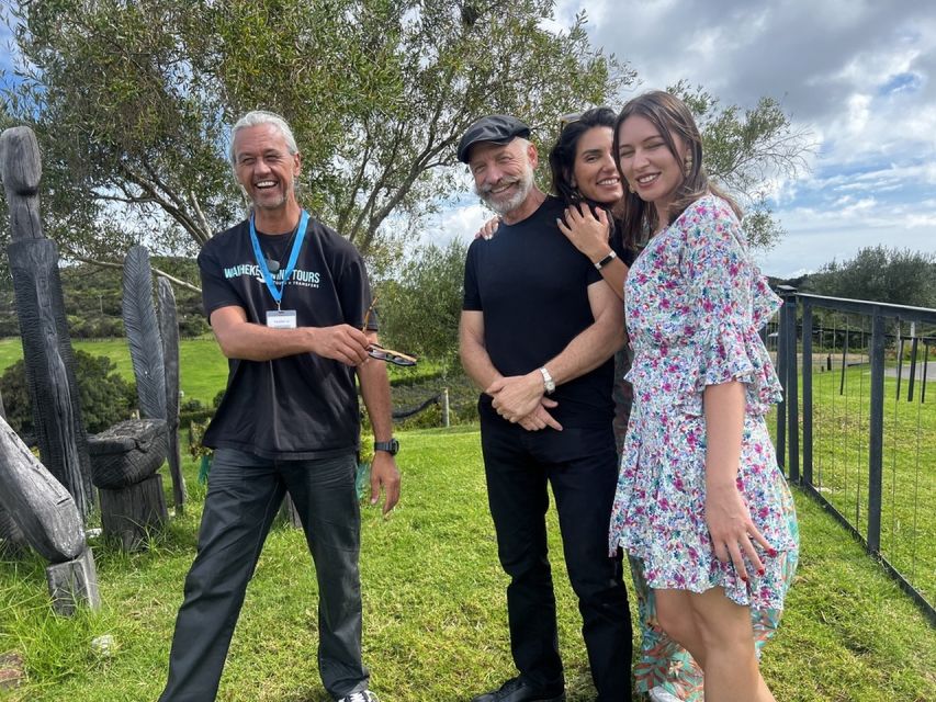 Waiheke Island: Maori Cultural Tour + Lunch + Wine - Lunch at Three Seven Two: Onetangi Beach, set menu, and more kōrero