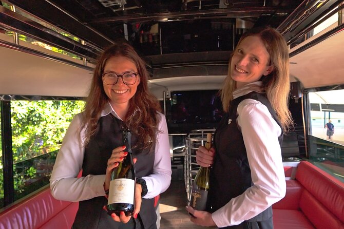 Waiheke Island: Scenic Wine Tour on a Double Decker Bus - Stop 5 at Mudbrick Vineyard: tasting over the Hauraki Gulf