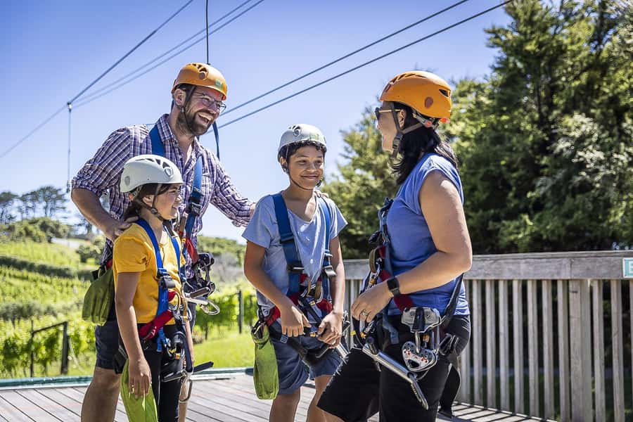 Waiheke Island: Zipline and Native Forest Adventure Trip - Reviews common thread: guides who keep it both safe and fun