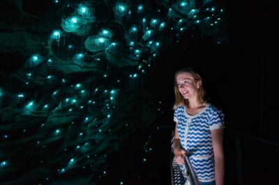 Waitomo Caves: Ruakuri Glowworm Cave Guided Walking Tour - Getting In: Spiral Descent, Walkways, and Lighting Setup